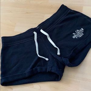 Hollister drawstring navy lounge shorts